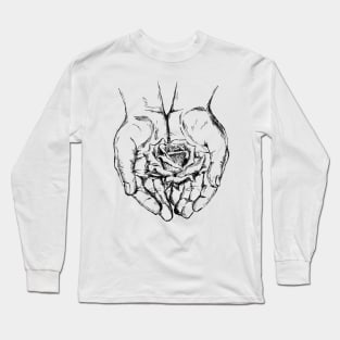 Flower in your hands Long Sleeve T-Shirt